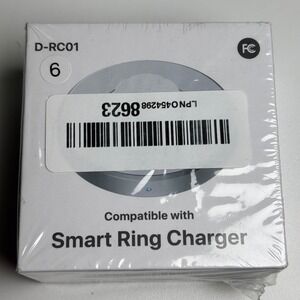 Smart Ring Charger D-RC01 for Oura Ring Gen 3 Gen 2 Fast Charging Dock White